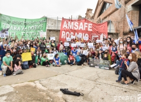 Concentración en el ME por las condiciones de las escuelas