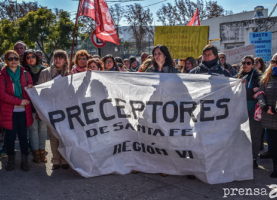 Gran concentración de Preceptores y Bibliotecarios