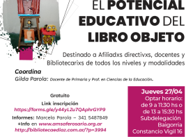 Taller: El potencial educativo del Libro Objeto en Baigorria