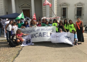 Histórico triunfo de las mujeres sindicalistas por la Ley Micaela