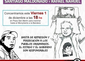 Marchamos por Verdad y Justicia por Santiago Maldonado y Rafael Nahuel