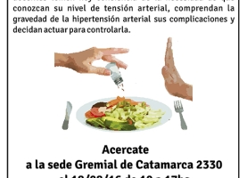 Jornada saludable "CAMPAÑA DE PREVENCION DE HIPERTENSION ARTERIAL"