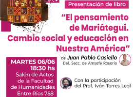 Libro: El pensamiento de Mariátegui. Cambio social y educación en América Latina de Juan Pablo Casiello