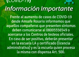 Covid 19 Información importante sobre licencias