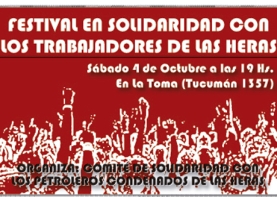 Festival en Solidaridad con los trabajadores de Las Heras