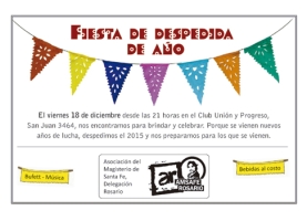 Fiesta de despedida  de año