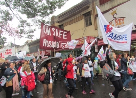 Paro provincial y marcha en Santa Fe