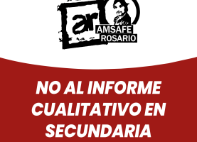 No al informe cualitativo en secundaria