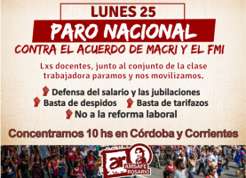 25 de Junio: Paro nacional