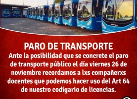 Paro de transporte