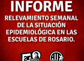 Informe sobre el relevamiento semanal de la situación epidemiológica en las escuelas de Rosario.