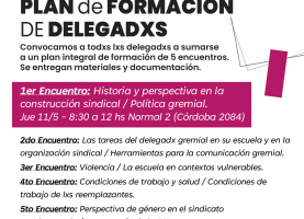 Plan de formación de delegadxs