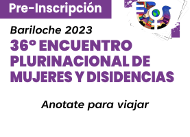 Vamos al 36° Encuentro Plurinacional de Mujeres y Disidencias Bariloche 2023