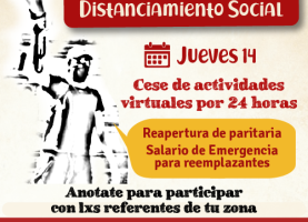 Jornada de Protesta con Distanciamiento Social