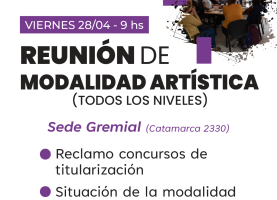 Reunión Modalidad Artística 