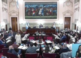 Importante sesión en la Cámara de Diputados de Santa Fe en apoyo a la lucha docente