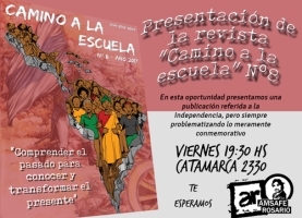 Presentación de la revista “Camino a la Escuela” Nº 8