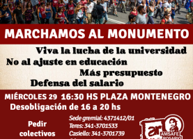 Viva la lucha de la Universidad