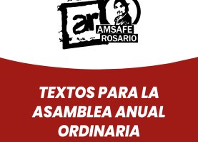 Textos para la Asamblea Anual Ordinaria