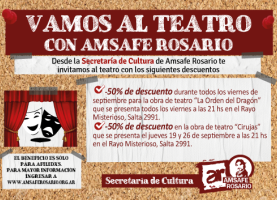 Vamos al teatro con Amsafe Rosario