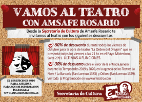 Vamos al teatro con Amsafe Rosario