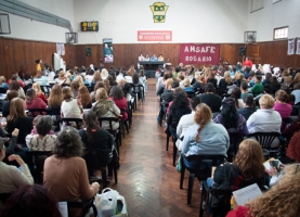 Multitudinario Congreso Educativo de Amsafe Rosario