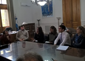 Reunión con el Ministro de Seguridad para exigir Justicia por María de los Ángeles