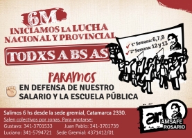 Iniciamos la lucha nacional y provincial, todxs a Buenos Aires