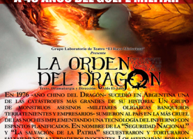 DDHH: invitamos a la obra de teatro "La orden del dragón"