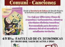 Dafne Usorach presenta en vivo COMUNI – CANCIONES