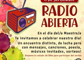 ¡Qué no nos quiten las ganas de celebrar! Radio abierta de Amsafe Rosario