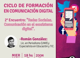 Ciclo en Formación en Comunicación Digital: Redes Sociales. Comunicación en el ecosistema digital