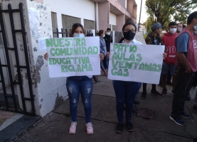 Jornada de lucha en la escuela Secundaria 1251 