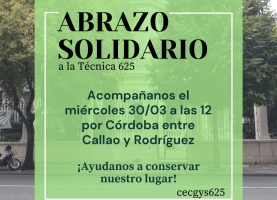 Abrazo Solidario a la Técnica 625
