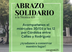 Abrazo Solidario a la Técnica 625