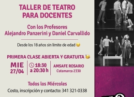 Taller de Teatro para docentes