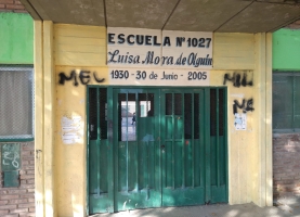 Solidaridad con la comunidad de la Escuela 1027