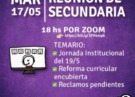 Reunión de Secundaria