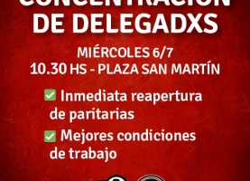 Concentración de delegadxs