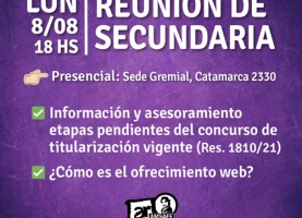 Reunión de Secundaria