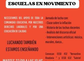 Clase pública Escuelas en Movimiento