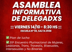 Asamblea informativa de delegadxs