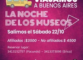 Viajamos a la Noche de los Museos 2022 en Buenos Aires