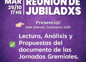 Reunión de Jubiladxs