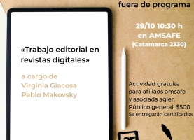 Taller: Trabajo editorial en revistas digitales