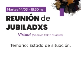 Reunión de jubiladxs