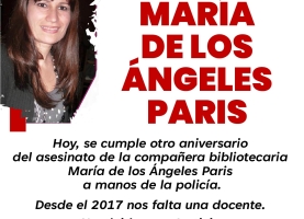 ¡María de los Ángeles Paris Presente!