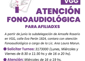 Atención Fonoaudiológica en VGG