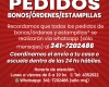 PEDIDOS DE BONOS/ÓRDENES PARA AFILIADXS DE AMSAFE SALUD