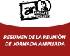 RESUMEN DE LA REUNIÓN DE JORNADA AMPLIADA